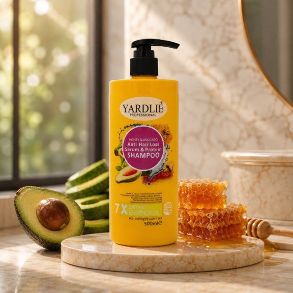 Yardlie Professional Honey & Avocado Anti Hair Loss Serum & Protein Shampoo